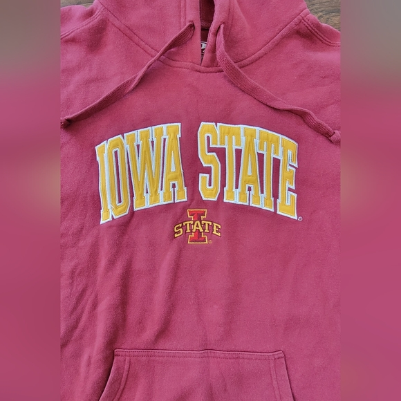 Iowa State Cyclones Embroidered Hooded Sweatshirt Size Small - Picture 2 of 8